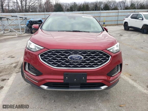 2022 Ford Edge Titanium with VIN 2FMPK4K90NBA25266, listed as a Copart auction lot 44791485 with 71,665 mi miles and Salvage Title. Bid and sale history available at carsss.com. Image 5.