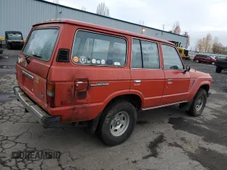 1984 Toyota Land Cruiser z VIN JT3FJ60G7E1114123, wystawiony jako Copart lot #82696534 z przebiegiem 217 999 mil mil oraz Czysty tytuł • Clean title. Historia ofert i sprzedaży dostępna na DreamBid. Obrazek 3.