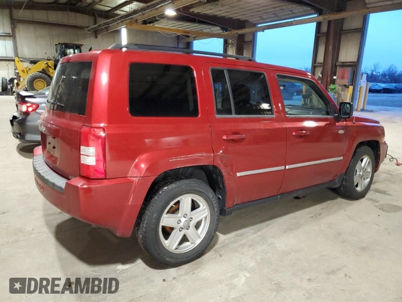 2010 Jeep Patriot Sport z VIN 1J4NF1GB8AD620620, wystawiony jako Copart lot #86930024 z przebiegiem 110 182 mil mil oraz Szkoda całkowita • Salvage title. Historia ofert i sprzedaży dostępna na DreamBid. Obrazek 3.