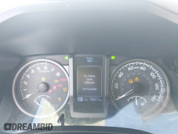 2019 Toyota Tacoma SR z VIN 3TMCZ5AN5KM249582, wystawiony jako IAAI lot #41925752 z przebiegiem 108 417 mil mil oraz . Historia ofert i sprzedaży dostępna na DreamBid. Obrazek 7.