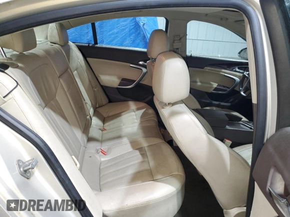 2011 Buick Regal CXL RL4 with VIN 2G4GS5EC4B9176286, listed as a Copart auction lot 50908375 with 131,435 mi miles and Salvage title. Bid and sale history available at DreamBid. Image 10.