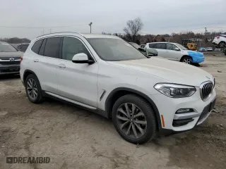 2019 BMW X3 xDrive30i with VIN 5UXTR9C55KLP76915, listed as a Copart auction lot 43018045 with 67,003 mi miles and Salvage Title. Bid and sale history available at carsss.com. Image 4.
