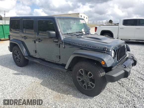 2017 Jeep Wrangler Unlimited Sahara with VIN 1C4BJWEG1HL653316, listed as a Copart auction lot 74277604 with 70,860 mi miles and Non repairable. Bid and sale history available at DreamBid. Image 4.