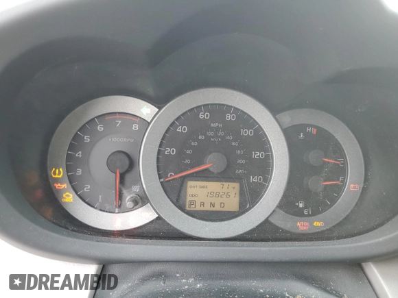 2008 Toyota RAV4 Limited with VIN JTMBD31V186089594, listed as a Copart auction lot 60810305 with 198,261 mi miles and Salvage title. Bid and sale history available at DreamBid. Image 9.