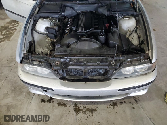 2001 BMW 5 Series 525iAT with VIN WBADS43461GD84053, listed as a Copart auction lot 45722195 with 0 mi miles and Salvage Title. Bid and sale history available at carsss.com. Image 11.