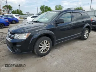 2014 Dodge Journey SXT z VIN 3C4PDCBG8ET115115, wystawiony jako Copart lot #56632555 z przebiegiem 139 785 mil mil oraz Szkoda całkowita • Salvage title. Historia ofert i sprzedaży dostępna na DreamBid. Obrazek 1.