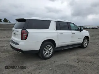 2023 Chevrolet Suburban Premier with VIN 1GNSKFKDXPR253331, listed as a Copart auction lot 52306795 with 50,363 mi miles and Clean Title. Bid and sale history available at DreamBid. Image 3.