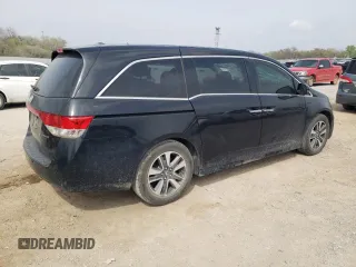 2014 Honda Odyssey Touring with VIN 5FNRL5H96EB088401, listed as a Copart auction lot 51332365 with 167,710 mi miles and Salvage Title. Bid and sale history available at carsss.com. Image 3.