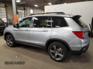 2021 Honda Passport Touring with VIN 5FNYF8H92MB016307, listed as a Copart auction lot 53087325 with 77,126 mi miles and Salvage Title. Bid and sale history available at carsss.com. Image 2.