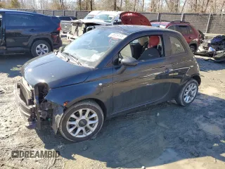 2017 FIAT 500 Pop with VIN 3C3CFFKR2HT514199, listed as a Copart auction lot 45029195 with 61,690 mi miles and Salvage Title. Bid and sale history available at carsss.com. Image 1.