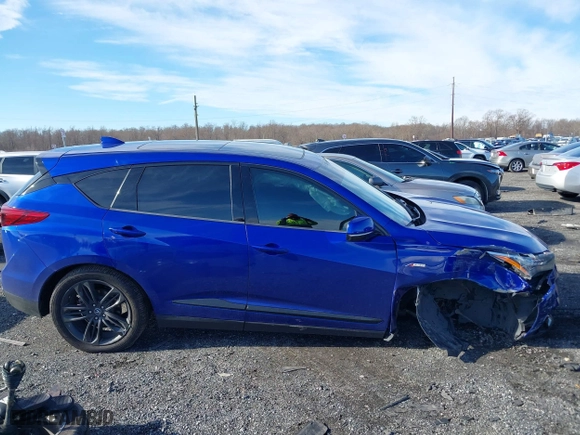 2019 Acura RDX w/A-Spec Pkg with VIN 5J8TC1H62KL015542, listed as a IAAI auction lot 41206765 with 101,945 mi miles. Bid and sale history available at carsss.com. Image 14.
