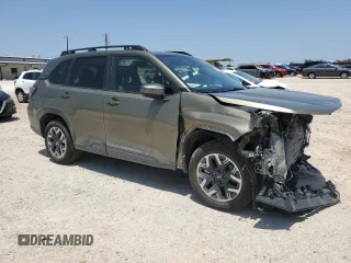 2025 Subaru Forester Premium z VIN JF2SLDDC6SH462788, wystawiony jako Copart lot #56209895 z przebiegiem Nie podano mil oraz Szkoda całkowita • Salvage title. Historia ofert i sprzedaży dostępna na DreamBid. Obrazek 4.