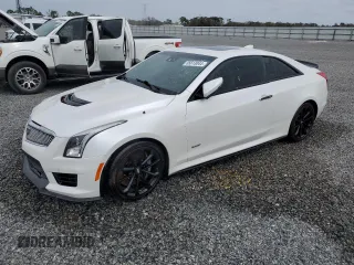 2016 Cadillac ATS-V with VIN 1G6AN1RYXG0117702, listed as a Copart auction lot 85613044 with 57,081 mi miles and Salvage Title. Bid and sale history available at carsss.com. Image 1.