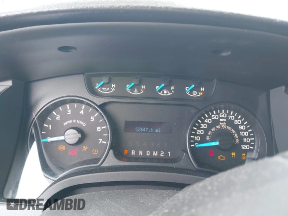 2013 Ford F-150 XL with VIN 1FTFX1CF8DFD31617, listed as a IAAI auction lot 42082393 with 52,647 mi miles and . Bid and sale history available at DreamBid. Image 7.