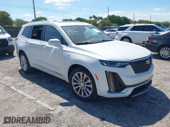 2020 Cadillac XT6 FWD Premium Luxury z VIN 1GYKPCRS1LZ228982, wystawiony jako IAAI lot #41975364 z przebiegiem 84 803 mil mil oraz . Historia ofert i sprzedaży dostępna na DreamBid. Obrazek 1.