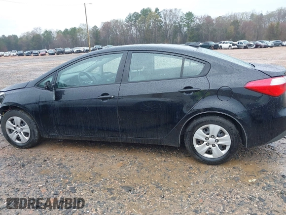 2014 Kia Forte LX with VIN KNAFK4A60E5171921, listed as a IAAI auction lot 41863618 with 105,076 mi miles. Bid and sale history available at carsss.com. Image 14.