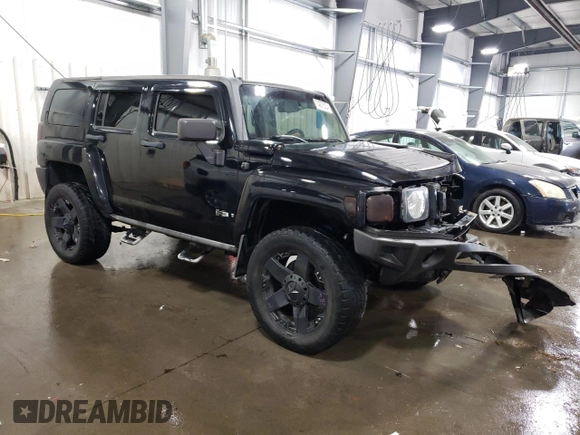 2006 Hummer H3 with VIN 5GTDN136868179898, listed as a Copart auction lot 74678304 with 201,316 mi miles and Salvage Title. Bid and sale history available at carsss.com. Image 4.