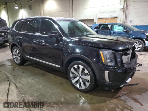 2021 Kia Telluride S with VIN 5XYP64HCXMG192305, listed as a Copart auction lot 88643565 with 75,162 mi miles and Salvage title. Bid and sale history available at DreamBid. Image 4.
