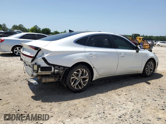 2020 Hyundai Sonata SEL z VIN 5NPEF4JA0LH028116, wystawiony jako Copart lot #57216045 z przebiegiem 58 285 mil mil oraz Nie do naprawy • Non repairable. Historia ofert i sprzedaży dostępna na DreamBid. Obrazek 3.