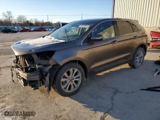 2019 Ford Edge Titanium with VIN 2FMPK3K94KBC22575, listed as a Copart auction lot 89329945 with 98,218 mi miles and Salvage Title. Bid and sale history available at carsss.com. Image 1.