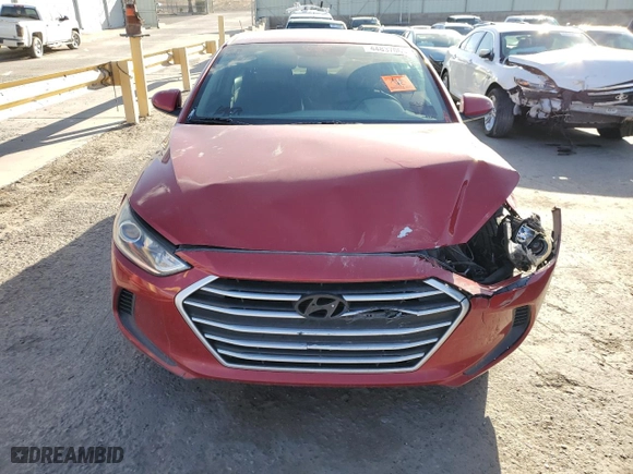 2018 Hyundai Elantra SE with VIN KMHD74LF0JU450144, listed as a Copart auction lot 44837065 with 95,382 mi miles and Salvage Title. Bid and sale history available at carsss.com. Image 5.