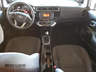 2016 Kia Rio LX with VIN KNADM4A38G6678540, listed as a Copart auction lot 72779604 with 117,754 mi miles and Salvage Title. Bid and sale history available at DreamBid. Image 8.