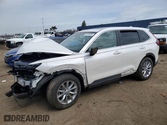 2025 Honda CR-V EX with VIN 5J6RS4H41SL008460, listed as a Copart auction lot 52074205 with 4,162 mi miles and Salvage Title. Bid and sale history available at DreamBid. Image 1.