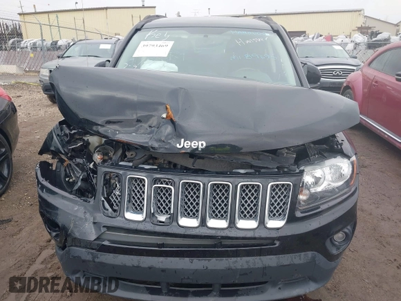 2017 Jeep Compass High Altitude with VIN 1C4NJDEB4HD205233, listed as a IAAI auction lot 41753295 with 89,695 mi miles and . Bid and sale history available at DreamBid. Image 6.
