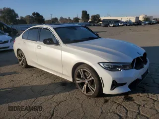 2021 BMW 3 Series 330e with VIN 3MW5P7J08M8B78255, listed as a Copart auction lot 42032355 with 73,815 mi miles and Salvage Title. Bid and sale history available at carsss.com. Image 4.