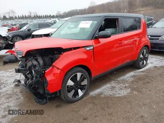 2018 Kia Soul + with VIN KNDJP3A53J7539782, listed as a IAAI auction lot 41743823 with 68,640 mi miles. Bid and sale history available at carsss.com. Image 2.