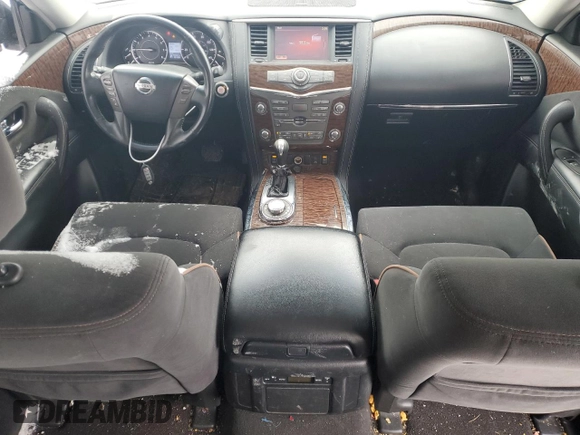 2017 Nissan Armada SV with VIN JN8AY2NC9H9505655, listed as a Copart auction lot 45628715 with 154,441 mi miles and Clean Title. Bid and sale history available at carsss.com. Image 8.