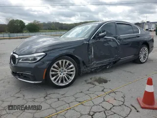 2016 BMW 7 Series 750i xDrive with VIN WBA7F2C50GG416953, listed as a Copart auction lot 51897845 with 119,341 mi miles and Salvage title. Bid and sale history available at DreamBid. Image 1.