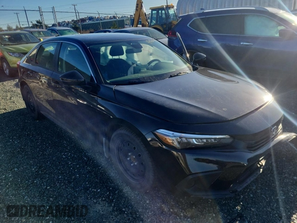 2024 Honda Civic Sedan EX with VIN 2HGFE2F33RH102041, listed as a Copart auction lot 85020794 with 0 mi miles and Salvage Title. Bid and sale history available at carsss.com. Image 4.