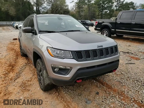 2020 Jeep Compass Trailhawk with VIN 3C4NJDDB6LT195731, listed as a Copart auction lot 50948035 with 80,195 mi miles and Salvage title. Bid and sale history available at DreamBid. Image 11.