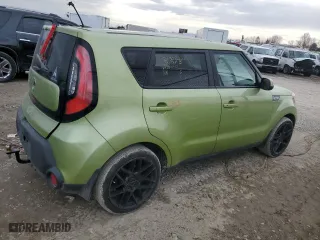 2015 Kia Soul with VIN KNDJN2A25F7813593, listed as a Copart auction lot 47221655 with 132,842 mi miles and Salvage Title. Bid and sale history available at carsss.com. Image 3.