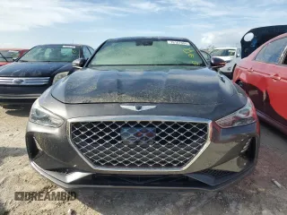 2021 Genesis G70 2.0T with VIN KMTG34LA8MU066796, listed as a Copart auction lot 76107304 with 0 mi miles and Non Repairable. Bid and sale history available at carsss.com. Image 5.