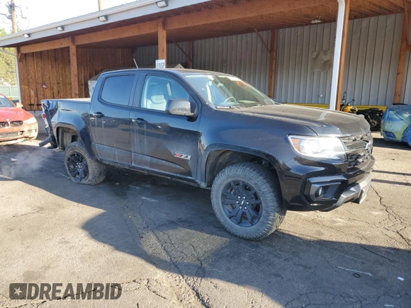 2022 Chevrolet Colorado 4WD Z71 with VIN 1GCGTDENXN1273532, listed as a Copart auction lot 57910055 with 36,223 mi miles and Salvage title. Bid and sale history available at DreamBid. Image 4.
