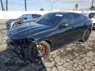 2024 BMW X6 xDrive40i with VIN 5UX33EX09R9S35818, listed as a Copart auction lot 89089515 with 26,955 mi miles and Salvage Title. Bid and sale history available at carsss.com. Image 1.