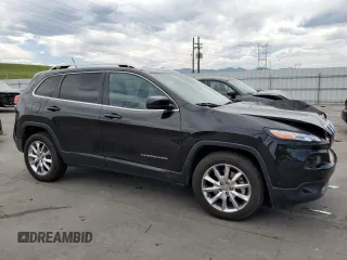 2014 Jeep Cherokee Limited with VIN 1C4PJLDS0EW148212, listed as a Copart auction lot 60464965 with 82,015 mi miles and Salvage title. Bid and sale history available at DreamBid. Image 4.