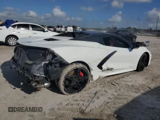 2021 Chevrolet Corvette 3LT with VIN 1G1YC3D45M5109631, listed as a Copart auction lot 62600674 with 0 mi miles and Salvage Title. Bid and sale history available at carsss.com. Image 3.