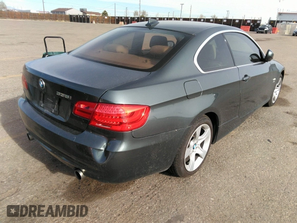 2011 BMW 3 Series 335i xDrive with VIN WBAKF9C56BE619143, listed as a IAAI auction lot 41765227 with 159,620 mi miles. Bid and sale history available at carsss.com. Image 4.