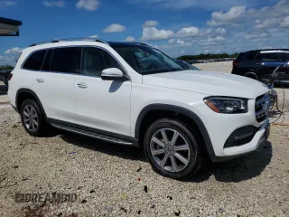 2020 Mercedes-Benz GLS 450 with VIN 4JGFF5KE3LA212870, listed as a Copart auction lot 60839094 with 27,549 mi miles and Salvage Title. Bid and sale history available at DreamBid. Image 4.