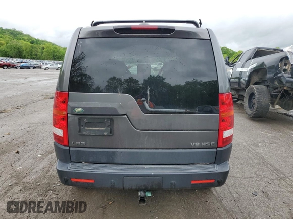 2006 Land Rover LR3 HSE with VIN SALAG25436A390756, listed as a Copart auction lot 56380045 with 210,493 mi miles and Salvage title. Bid and sale history available at DreamBid. Image 6.