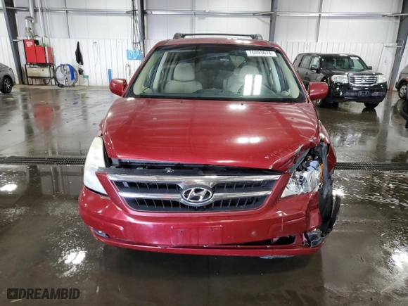 2008 Hyundai Entourage GLS with VIN KNDMC233186046729, listed as a Copart auction lot 76093674 with 184,272 mi miles and Salvage Title. Bid and sale history available at carsss.com. Image 5.