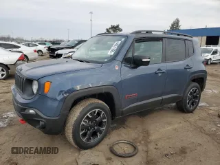 2023 Jeep Renegade Trailhawk z VIN ZACNJDC13PPP73433, wystawiony jako Copart lot #44971695 z przebiegiem 13 515 mil mil oraz Szkoda całkowita • Salvage title. Historia ofert i sprzedaży dostępna na DreamBid. Obrazek 1.