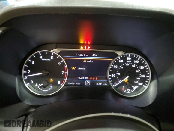 2022 Nissan Sentra SV with VIN 3N1AB8CV5NY236986, listed as a Copart auction lot 44025115 with 10,089 mi miles and Salvage Title. Bid and sale history available at carsss.com. Image 9.