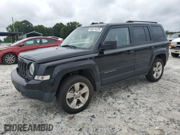 2016 Jeep Patriot Latitude with VIN 1C4NJRFB5GD500545, listed as a Copart auction lot 60374225 with 172,174 mi miles and Salvage title. Bid and sale history available at DreamBid. Image 1.