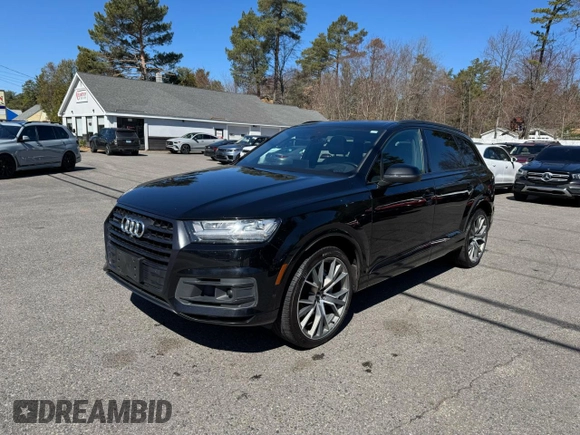 2019 Audi Q7 Prestige with VIN WA1VAAF72KD007695, listed as a Copart auction lot 52756465 with 142,760 mi miles and Clean Title. Bid and sale history available at carsss.com. Image 1.