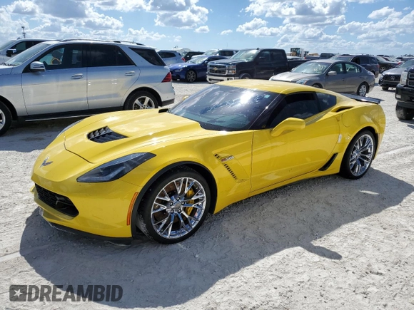 2016 Chevrolet Corvette Z06 3LZ with VIN 1G1YT2D61G5606286, listed as a Copart auction lot 77848104 with 0 mi miles and Non Repairable. Bid and sale history available at carsss.com. Image 1.