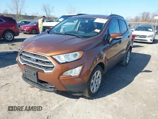 2018 Ford EcoSport SE z VIN MAJ3P1TE3JC239196, wystawiony jako IAAI lot #42056858 z przebiegiem 102 765 mil mil oraz . Historia ofert i sprzedaży dostępna na DreamBid. Obrazek 2.